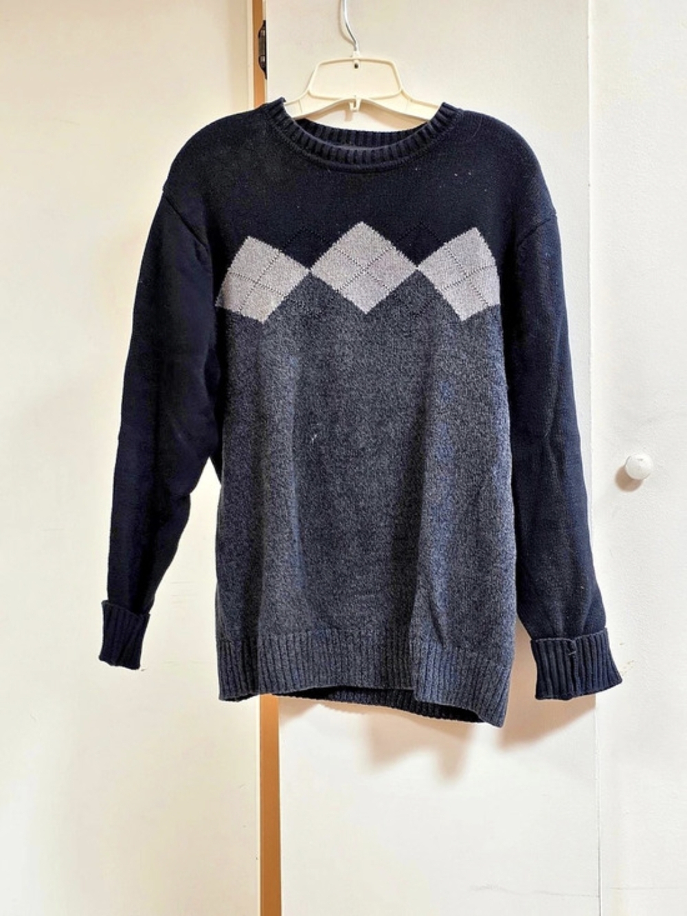 Dockers Men's Geometric Crewneck Sweater